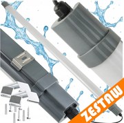 SADA 2 LED svietidiel 120cm 36W 3000lm Hermetické svietidlo IP65 do garáže, dielne