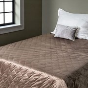 Prehoz na posteľ TORMA BROWN 220x240 cm