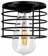 BERGE Tienidlo lustrovej lampy, ČIERNA kovová pružina