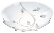 Globo 40404-3 - Stropné svietidlo BURGUNDY 3xE27/60W/230V