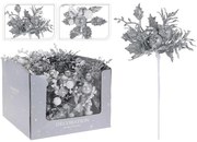 Kvet na drôtiku 20 cm silver 2AS ABJ403050