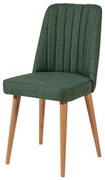 Jedálenská stolička Stormi Green and Atlantic Pine