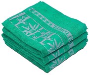 Bambusový uterák BAMBOO 50 x 90 cm zelený, 70% bambusové vlákno | 30% bavlna
