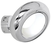 Nástenné svietidlo Mercurio, 1x chrómové kovové tienidlo, ch