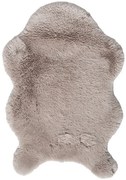 Koberec  FLUFFY tmavobéžový