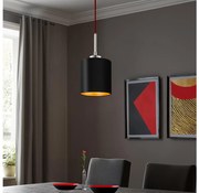 Eglo - LED  Luster na lanku TUNJA 1xE27/60W/230V čierna EG32516B