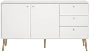 Biela nízka komoda 149x82 cm Bodo – Tvilum