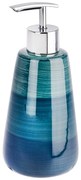 Petrolejovomodrý dávkovač na mydlo Wenko Pottery