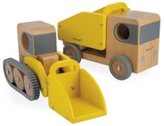 Drevené autá Bolid - Bager a nákladné auto