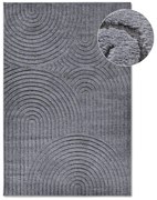 Antracitový koberec 160x235 cm Panglao New York Anthracite – Elle Decoration