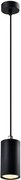Candellux Čierny závesný luster Tubo 10cm pre žiarovku GU10 31-78537