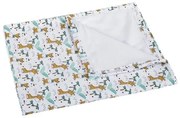 Bellatex Detská deka Bára Žirafa biela, 75 x 100 cm