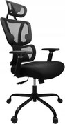 Kancelárska stolička ERGO - čierna - nosnosť 140 kg