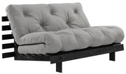 Sivá rozkladacia pohovka 140 cm Roots Black Night – Karup Design