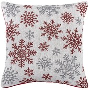 Dakls Obliečka na vankúšik Vločky biela, 40 x 40 xm