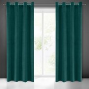 ZATEMŇOVACÍ ZÁVES NA KRÚŽKOCH MILO 140X250 CM ZELENÁ