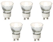 Sada 5 stmievateľných LED žiaroviek GU10 35 mm 4 W 200 lm 3000 K