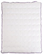 Celoročná prikrývka prešívaná BELLA LAVENDER 140x200 cm, biela