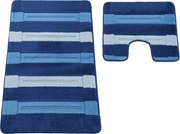 DY Kúpeľňová sada koberčekov s výrezom Said XL - modrá