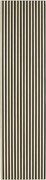 Drevený akustický panel, 2400 x 600 mm, B2BP006, dub morený