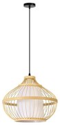 Immax 08256L - Luster na lanku PINCHOS 1xE27/40W/230V pr. 40 cm bambus