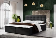 Moderná posteľ s úložným priestorom 180x200 STIG II - antracit