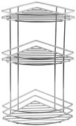 Aqualine Aqualine, Chrom LINE drôtená polica rohová trojitá chróm, 37015