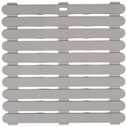 Béžová plastová kúpeľňová predložka 55x55 cm – Wenko