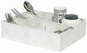 Organizér Compactor TEX 32 x 25 x 8 cm, 5 dielov, biela