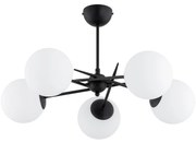 Prisadený luster PRIMERY 5xE14/10W/230V čierna