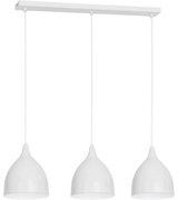 Luster na lanku NOAK 3xE27/15W/230V biela