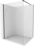 Mexen Kioto sprchová zástena 80 x 200 cm, prúžky 8 mm, Čierna - 800-080-101-70-09