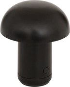 LED stolná lampa FUNGHI 11,2 cm, čierna