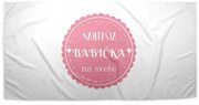 Sablio Uterák Najlepšia babička - 30x50 cm