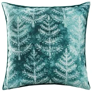 VIANOČNÁ DEKORAČNÁ OBLIEČKA NA VANKÚŠ CONIFER 43X43 CM VZOROVANÁ