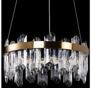 LED Luster na lanku LED/62W/230V pr. 50 cm zlatá