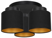 Prisadený luster FRODI 3xE27/60W/230V čierna