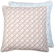 Povlak na vankúš modrá kvietky - 50 * 50 cm