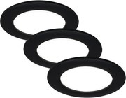 Brilo - SADA 3x LED Kúpeľňové podhľadové svietidlo FLAT LED/7W/230V IP44