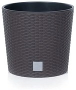 Kvetináč Rato Knitted tmavohnedý