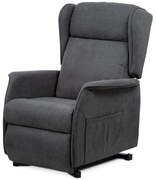 TV a relaxační křeslo "ušák"+ elektrické polohování, 1 motor 230V / 29V, potah š