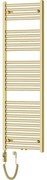 Mexen Hades, elektrické vykurovacie teleso 1500 x 500 mm, 600 W, zlatá lesklá, W104-1500-500-2600-50