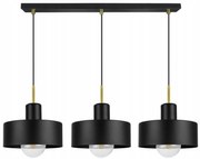 Závesné svietidlo Barcelona, 3x kovové tienidlo (výber z 2 farieb), g