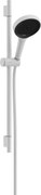 Hansgrohe Rainfinity, sprchová sada 130 3jet EcoSmart s tyčou S Puro 65 cm, biela matná, HAN-28746700