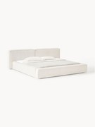 Čalúnená buklé posteľ Lennon