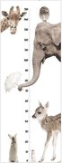 Samolepka do detskej izby rastový graf milujem zvieratá