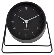 Karlsson 5952BK dizajnový budík 13 cm