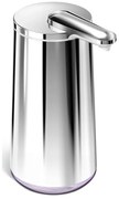 Automatický oceľový dávkovač mydla v striebornej farbe 266 ml - simplehuman