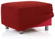 Super strečové poťahy NIAGARA tehlová taburetka (40 - 60 cm)
