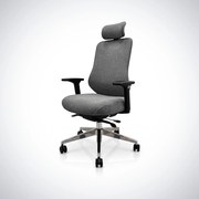Ergonomická kancelárska stolička tmavosivá AXIS